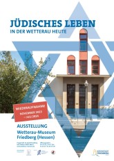 Plakat "J&uuml;disches leben in der Wetterau heute" Wiederaufnahme 2023/24